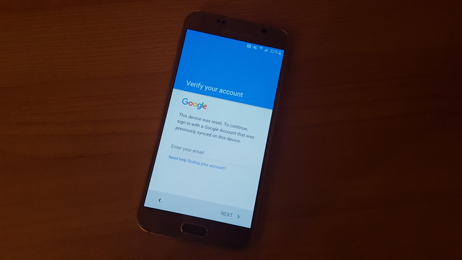 Bypass activation on galaxy s6